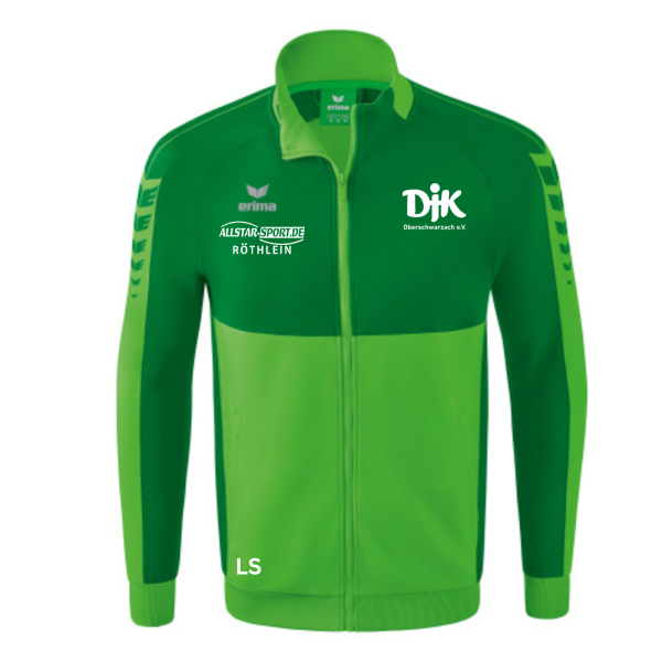 Jacke Six Wings mit Logos und Initialen